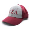 Vintage Heather / Maroon