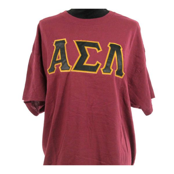Sewn Twill ASLHS Greek Letters T-Shirt - Alpha Sigma Lambda